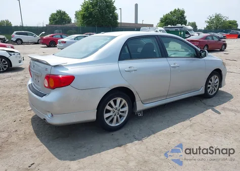 2009 Toyota Corolla S из США, поврежденный, VIN 2T1BU40E09C137751